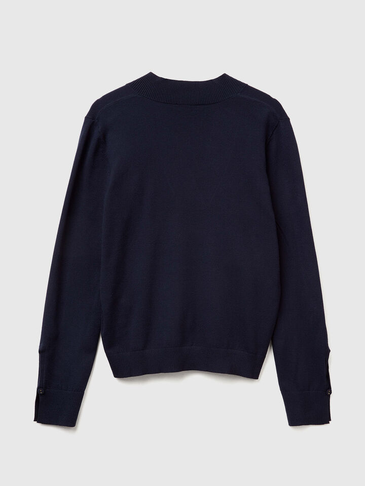 V NECK SWEATER L/S Women image number 6